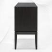 Fishscale Bone Inlay Bar Cabinet Black