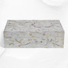 Floral Mother Of Pearl Inlay Box Ivory