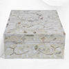 Floral Mother Of Pearl Inlay Box Ivory