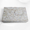 Floral Mother Of Pearl Inlay Box Ivory