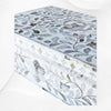 Floral Mother Of Pearl Inlay Box White