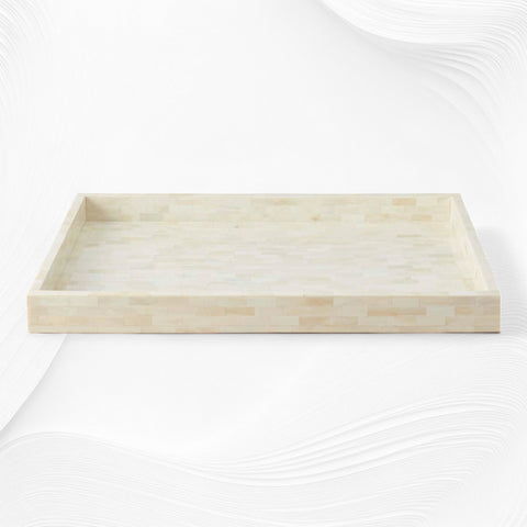 Full Bone Inlay Rectangle Tray