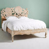 Handcarved Lotus Bed Natural 2