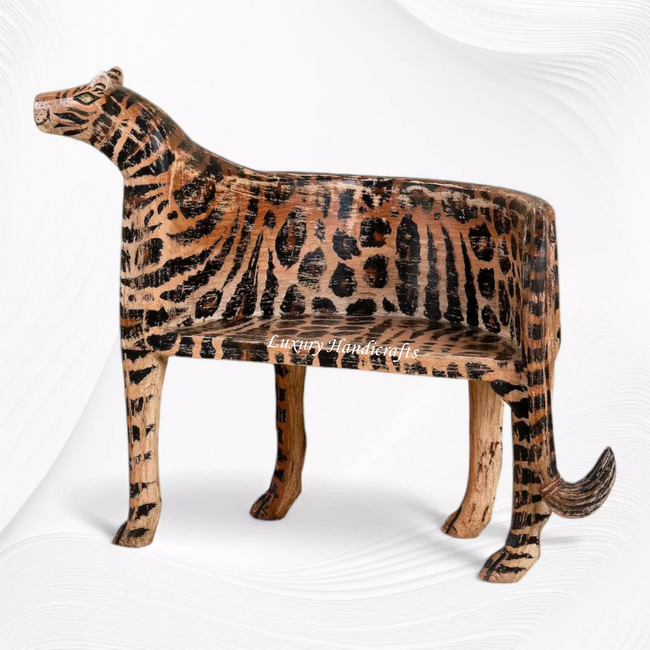 Handcrafted Wooden Cat Chair