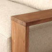 Harbour Box Frame Teak Sofa arm frame close-up