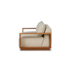 Harbour Box Frame Teak Sofa end view