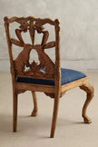 Hare Hand Carved Wooden Dining Chair side view