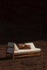 Haven Wooden Daybed Sofa in a dark room
