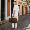 Henry Genuine Leather Duffle Bag Brown