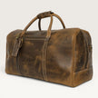 Henry Genuine Leather Duffle Bag Brown