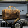 Henry Genuine Leather Duffle Bag Brown
