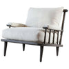Hollis Spindle Back Lounge Chair front angle