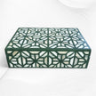 Hope Bone Inlay Box Green