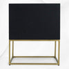 Illusion Bone Inlay Nightstand Black