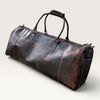 Javier Full Grain Leather Duffel Bag Men's with Shoe Compartment