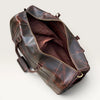 Javier Full Grain Leather Duffel Bag Men's with Shoe Compartment