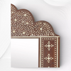 Jia Teakwood Bone Inlay Full Length Mirror Natural
