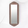 Jia Teakwood Bone Inlay Full Length Mirror Natural