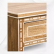 Jiya Mango Wood Inlay Bedside 1 Drawer