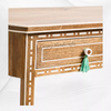 Jiya Mango Wood Inlay Dressing Table