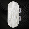 Jolie Oval Marble Dining Table Nijharna