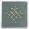 Kota Stone Marble Kolam Brass Inlay Floor Tile