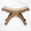 Kylian Teakwood Bone Inlay Roman Chair Natural