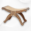 Kylian Teakwood Bone Inlay Roman Chair Natural