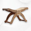 Kylian Teakwood Bone Inlay Roman Chair Natural