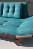 Lagoon Tufted Sofa on Wooden Base end detail