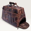 Levi Genuine Leather Duffle Bag Dark Brown