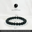 LH Black Obsidian Bracelet