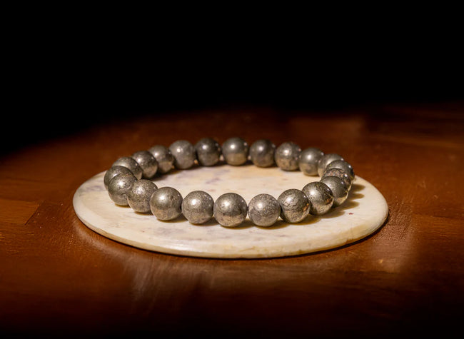 LH Energised Raw Pyrite Bracelet
