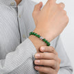 LH Green Jade Bracelet with Buddha