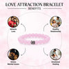 LH Rose Quartz Bracelet Love Attraction Bracelet