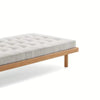 Loft Tufted Wooden Daybed white angled