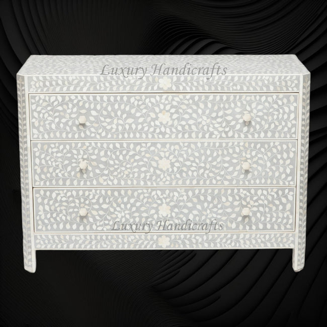 Bone Inlay Lexi Dresser Grey 1