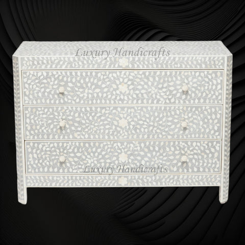 Bone Inlay Lexi Dresser Grey