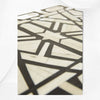 Marrakesh Bone Inlay 3 Drawer Bedside Black | Luxury Bedside Table