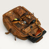 Michael Genuine Leather Backpack Unisex Multifunctional