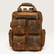 Michael Genuine Leather Backpack Unisex Multifunctional