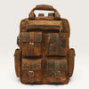 Michael Genuine Leather Backpack Unisex Multifunctional