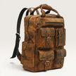Michael Genuine Leather Backpack Unisex Multifunctional