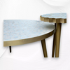 Midori MOP Inlay Nesting Table Set Pale Pink