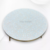 Midori MOP Inlay Nesting Table Set Pale Pink