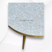 Midori MOP Inlay Table Round Pale Pink