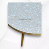 Midori MOP Inlay Table Round Pale Pink