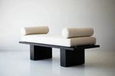 Monolith Black Block Base Daybed with two bolsters