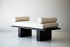 Monolith Black Block Base Daybed with two bolsters