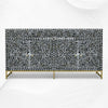 MOP Intarsio Scroll Vine Buffet Grigio